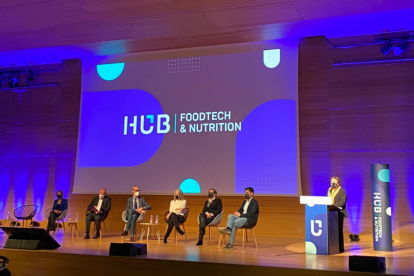 Una imagen del acto de presentación del nuevo Hub alimentario.