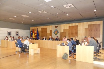 Imatge del ple de l'Ajuntament de Salou, que s'ha celebrat aquest dimecres.