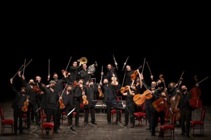 Imatge d'una actuació al Teatre Fortuny de Reus.