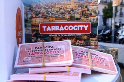 Les butlletes que se sortejaran per aconseguir el joc Tarragona City en la nova campanya per reactivar el comerç local de la ciutat.