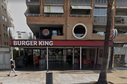 Imatge del Burger King del passeig Jaume I de Salou.