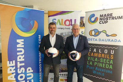 L'alcalde de Salou, Pere Granados, en la presentació del torneig d'enguany.