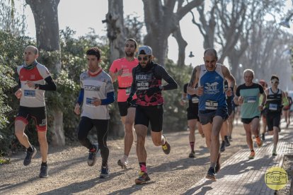 Imagen de algunos de los participantes de la primera Media Maratón Rural de Reus.