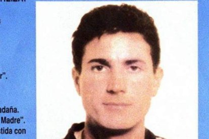 Fotografía datada el 23 de marzo de 1993 del cartel editado por el Ministerio del Interior para la búsqueda de Antonio Anglés.