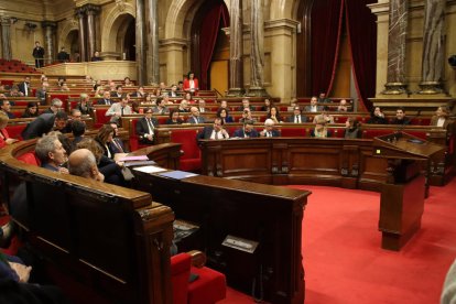 Pleno del Parlament.