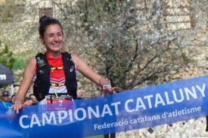 Núria Gil se corona en el campeonato de Cataluña de Trail