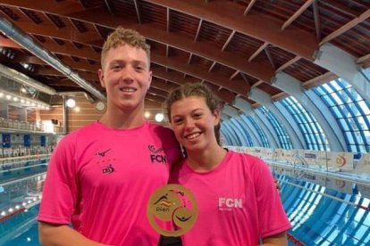 Martí Rosell y Ona Rosell, campeones estatales con la selección catalana