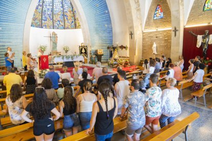 Imatge d'arxiu de la celebració d'una missa al Santuari de Llorito, que serà restaurat.