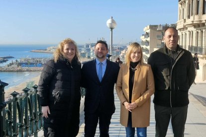 Montse Adan va estar acompanyada per Rubén Viñuales, Berni Álvarez i Sandra Ramos.