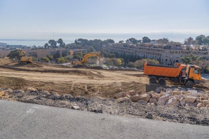 Les obres al pàrquing del passeig Torroja van començar el passat desembre.