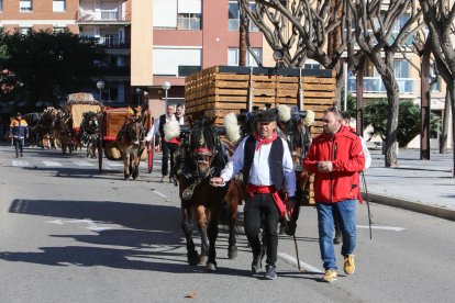 Els Tres Tombs de Vila-seca en un tram del recorregut.