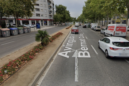 Imatge de l'avinguda Sant Bernat Calbó de Reus.