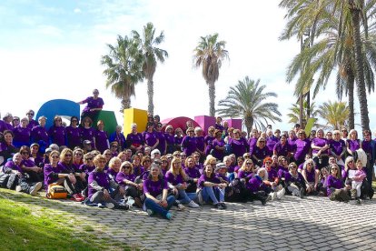 Imatge de la celebració del Dia Internacional de les Dones a Salou.