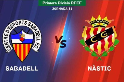 Segueix en directe el Sabadell - Nàstic