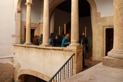 Imatge de l'interior de l'Antic Ajuntament de Tarragona.