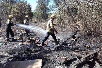 Imatge d'arxiu d'un incendi a Tarragona.