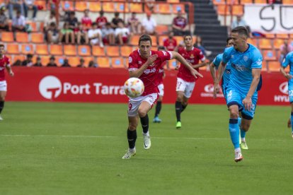 Guillermo va marcar l'únic gol de la victòria contra el Numancia al Nou Estadi Costa Daurada.