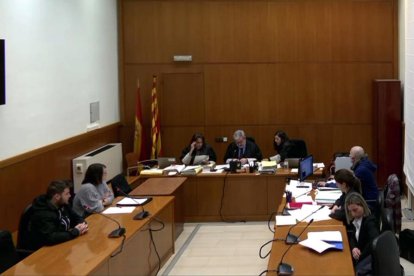 Imagen de la vista en la Audiencia de Barcelona donde se había de juzgado el caso del monitor de Artés y que finalmente ha acabado con conformidad