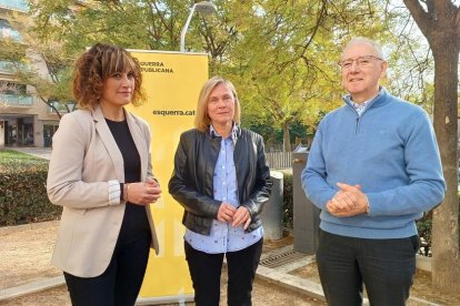 De izquierda a derecha: Débora Fernández, Teresa Rull y Joan París.