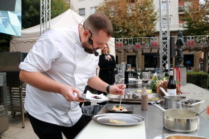 El cuiner vallenc, Andreu Guasch, participant a l'anterior jornada.