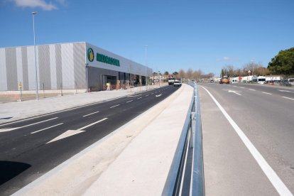 Imatge de la nova entrada a Cambrils per l'avinguda Nova Augusta.