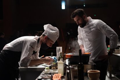 Imatge d'arxiu d'un participant als Premis Gastronòmics Josep Lladonosa.