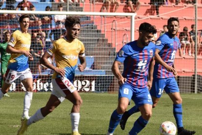 En el partit d'anada el Nàstic va acabar perdent en els últims cinc minuts de partit.