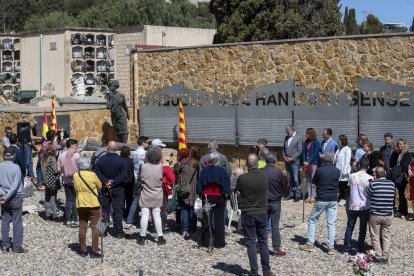 S'han recordat les més de 771 víctimes de la repressió franquista que va tenir lloc després de la Guerra Civil