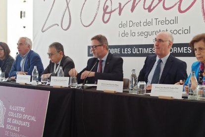 Imatge de l'acte inaugural de les jornades d'ahir.