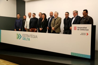 La consellera d'Acció Climàtica amb els agents socioeconòmics del Delta de l'Ebre.