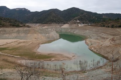 Pla general del pantà de Siurana