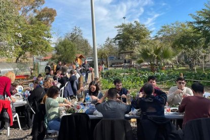 Novena edició de la calçotada.