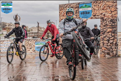 Imatge d'una edició anterior de l'E-Bike day Penedès.