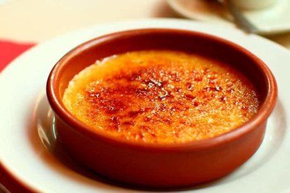 Imatge d'arxiu de crema catalana.