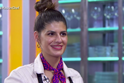 Laura Baiges de l'Aldea se despidió ayer de las cocinas de 'Masterchef'.