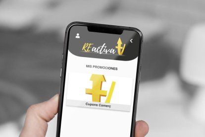 Imatge de l'aplicació Reactiva't dels Cupons Comerç de Cambrils.