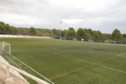 Imatge del camp de futbol de Sant Salvador.