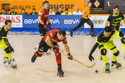 Imatge de l'últim duel del Reus Deportiu a la Champions.