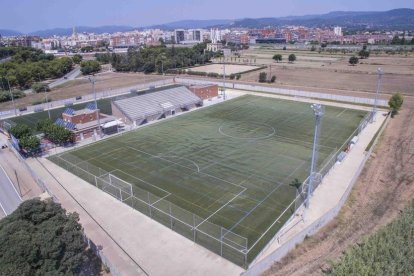 Imatge del camp de futbol municipal del Reddis.