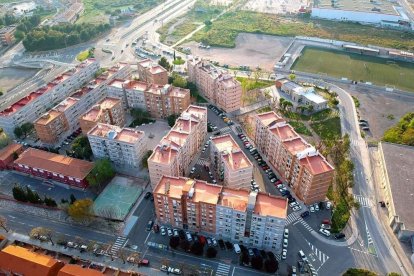 Vista aérea del barrio de la Floresta.