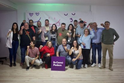 Membres de la candidatura que encapçala Collado