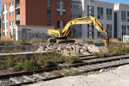 Imatge de les actuacions a l'estació vella de Cambrils.