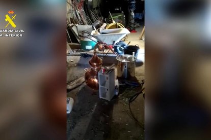 El taller clandestí de fabricació d'explosius