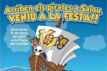 Cartell de presentació de l'acte de commemoració dels pirates del municipi.