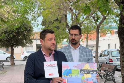 Viñuales després de la presentació del nou projecte per dignificar els carrers de la ciutat.