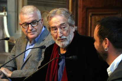 El músico Jordi Savall en la presentación de la tercera temporada del Festival Jordi Savall en el Palau Moja.