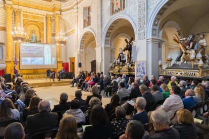 La Germandat de Jesús Natzarè va celebrar ahir la presentació de l'opuscle, a càrrec de Joan Sala.