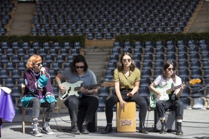 Imatge d'una actuació durant la presentació del Festival Teta de Tarragona.