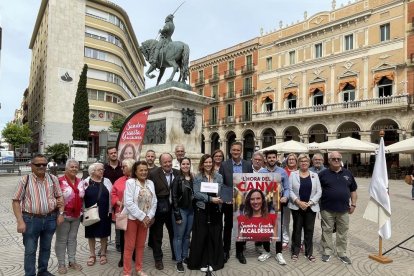 La socialista Sandra Guaita assegura que són l'únic partit amb possibilitat de guanyar les eleccions i fer