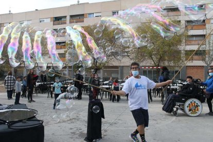 Imatge d'una edició anterior del Dia Mundial de l'Autisme a Tarragona.